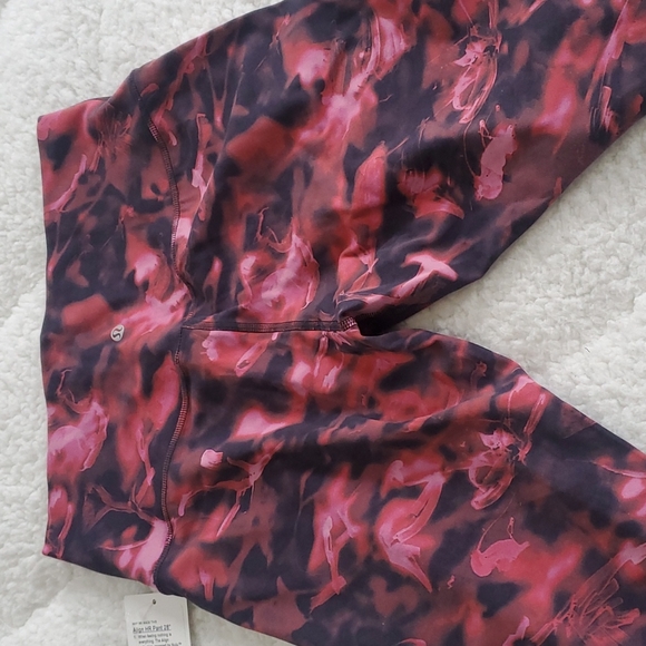 Lululemon Align HR Pant 28" Intensity Pink Blossom Multi - Picture 12 of 17